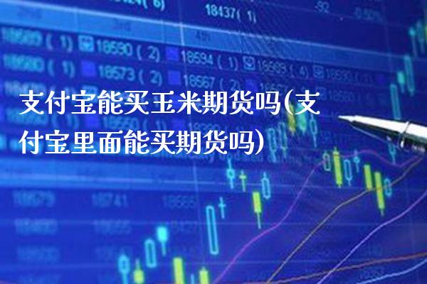 支付宝能买玉米期货吗(支付宝里面能买期货吗)