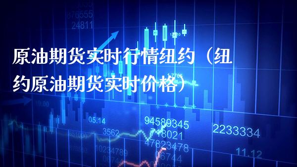 原油期货实时行情纽约（纽约原油期货实时价格）_https://www.boyangwujin.com_纳指期货_第1张