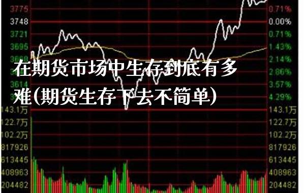 在期货市场中生存到底有多难(期货生存下去不简单)_https://www.boyangwujin.com_期货直播间_第1张