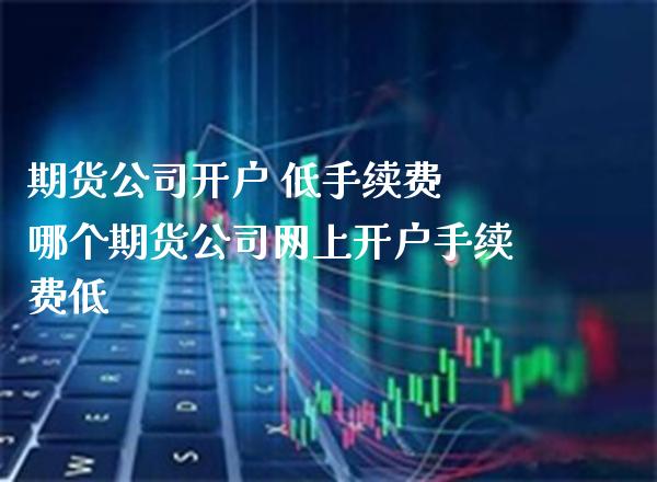 期货公司开户 低手续费 哪个期货公司网上开户手续费低