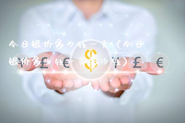 今日银价多少钱一克（今日银价多少钱一克多少钱）_https://www.boyangwujin.com_黄金期货_第1张