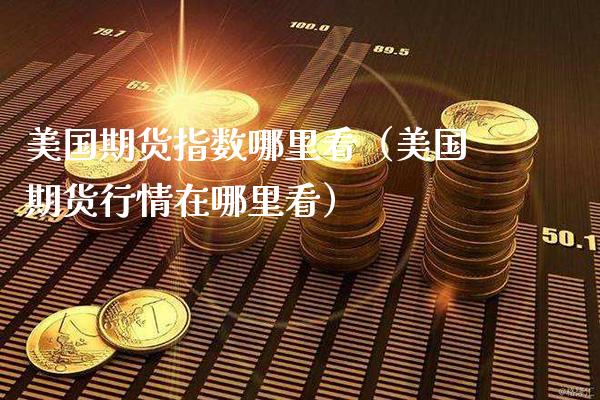 美国期货指数哪里看（美国期货行情在哪里看）