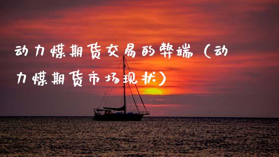 动力煤期货交易的弊端（动力煤期货市场现状）_https://www.boyangwujin.com_期货直播间_第1张