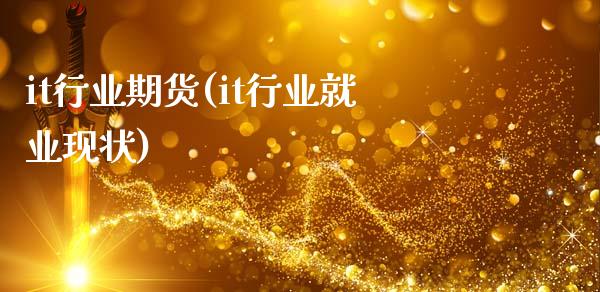 it行业期货(it行业就业现状)