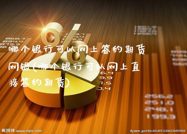 哪个银行可以网上签约期货网银(哪个银行可以网上直接签约期货)_https://www.boyangwujin.com_期货直播间_第1张