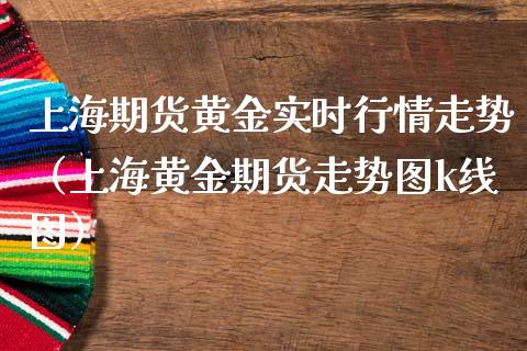 上海期货黄金实时行情走势（上海黄金期货走势图k线图）_https://www.boyangwujin.com_期货直播间_第1张