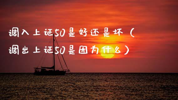 调入上证50是好还是坏（调出上证50是因为什么）