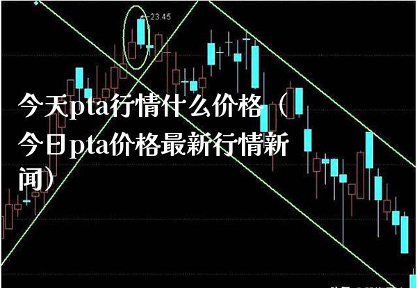 今天pta行情什么价格（今日pta价格最新行情新闻）_https://www.boyangwujin.com_期货直播间_第1张
