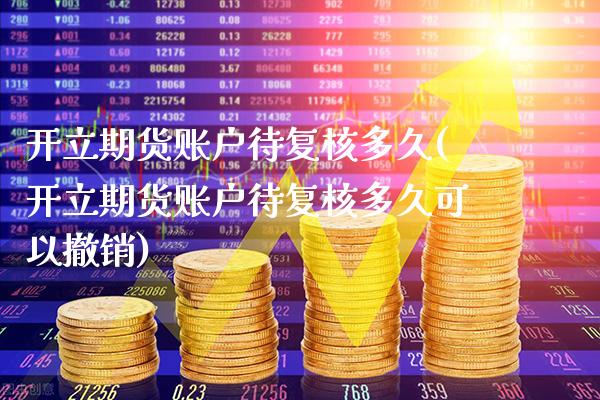 开立期货账户待复核多久(开立期货账户待复核多久可以撤销)_https://www.boyangwujin.com_期货直播间_第1张