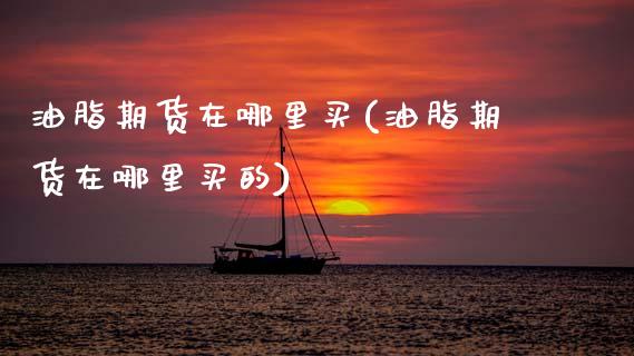 油脂期货在哪里买(油脂期货在哪里买的)_https://www.boyangwujin.com_期货科普_第1张