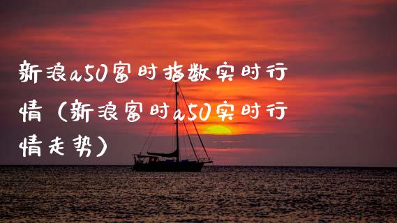 新浪a50富时指数实时行情（新浪富时a50实时行情走势）_https://www.boyangwujin.com_期货直播间_第1张