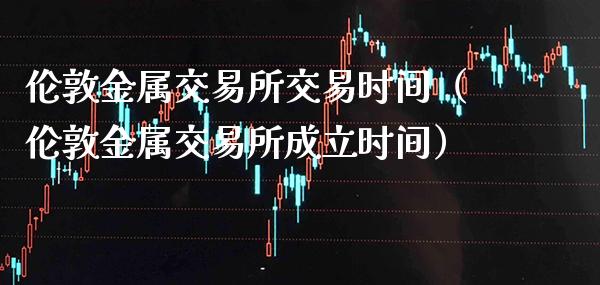 伦敦金属交易所交易时间（伦敦金属交易所成立时间）