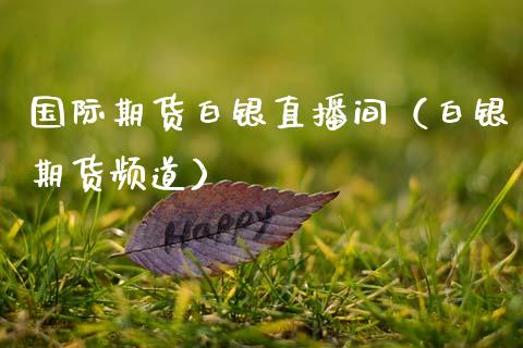 国际期货白银直播间（白银期货频道）_https://www.boyangwujin.com_期货直播间_第1张