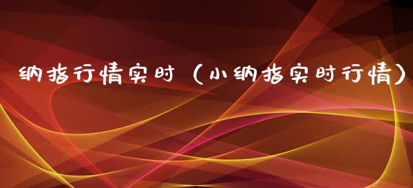纳指行情实时（小纳指实时行情）