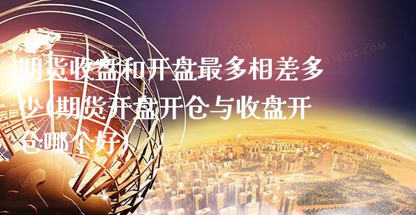期货收盘和开盘最多相差多少(期货开盘开仓与收盘开仓哪个好)_https://www.boyangwujin.com_黄金期货_第1张