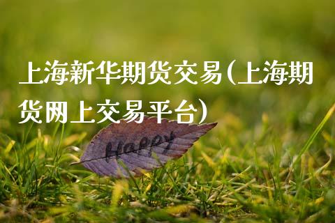 上海新华期货交易(上海期货网上交易平台)_https://www.boyangwujin.com_期货直播间_第1张
