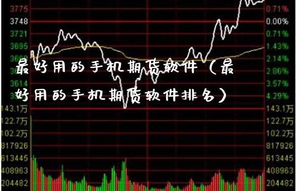 最好用的手机期货软件（最好用的手机期货软件排名）