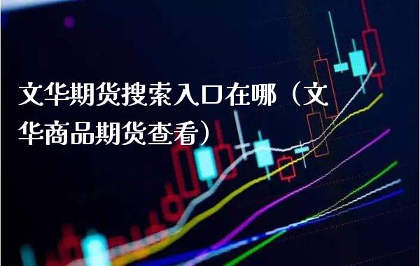 文华期货搜索入口在哪（文华商品期货查看）