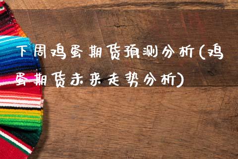 下周鸡蛋期货预测分析(鸡蛋期货未来走势分析)_https://www.boyangwujin.com_纳指期货_第1张