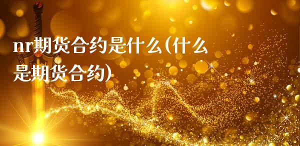 nr期货合约是什么(什么是期货合约)_https://www.boyangwujin.com_期货直播间_第1张