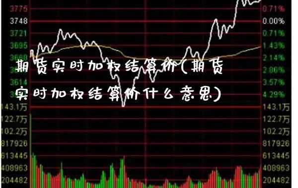 期货实时加权结算价(期货实时加权结算价什么意思)_https://www.boyangwujin.com_纳指期货_第1张