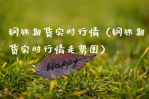 钢铁期货实时行情（钢铁期货实时行情走势图）_https://www.boyangwujin.com_期货直播间_第1张