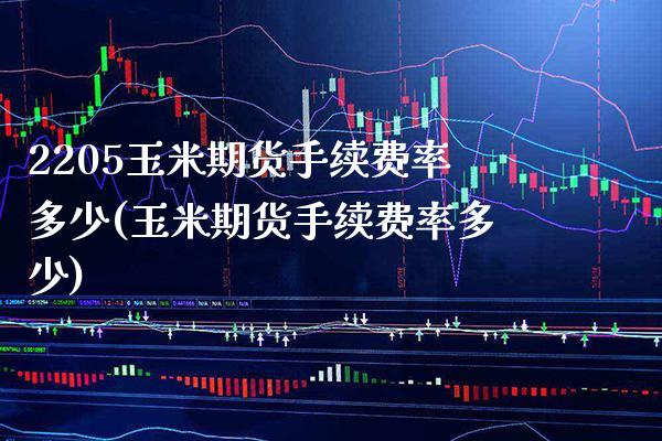 2205玉米期货手续费率多少(玉米期货手续费率多少)