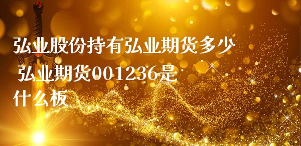 弘业股份持有弘业期货多少 弘业期货001236是什么板_https://www.boyangwujin.com_期货直播间_第1张