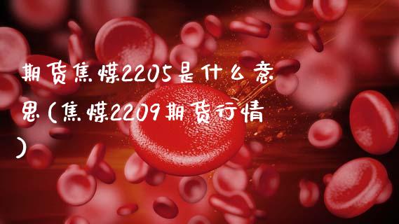 期货焦煤2205是什么意思(焦煤2209期货行情)_https://www.boyangwujin.com_期货开户_第1张