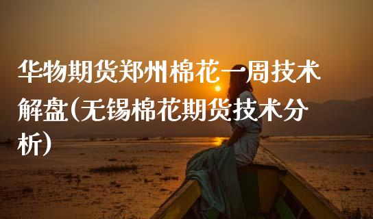 华物期货郑州棉花一周技术解盘(无锡棉花期货技术分析)_https://www.boyangwujin.com_原油直播间_第1张