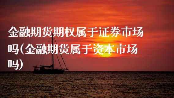 金融期货期权属于证券市场吗(金融期货属于资本市场吗)