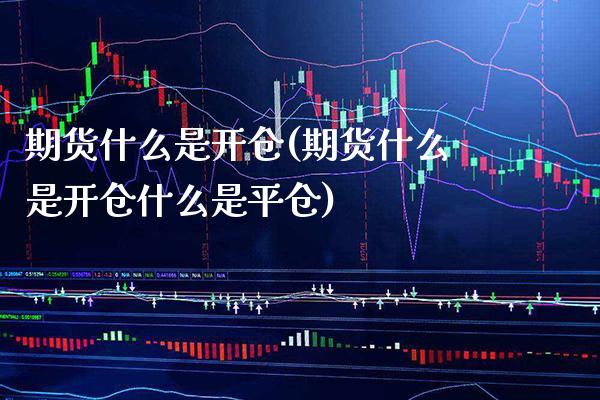 期货什么是开仓(期货什么是开仓什么是平仓)_https://www.boyangwujin.com_原油期货_第1张