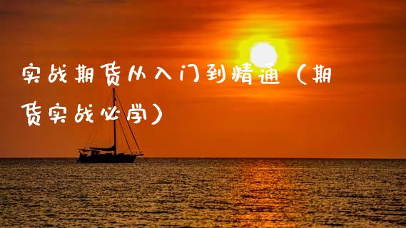 实战期货从入门到精通（期货实战必学）