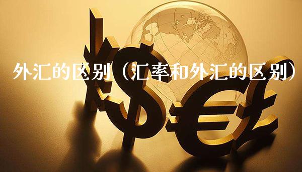 外汇的区别（汇率和外汇的区别）