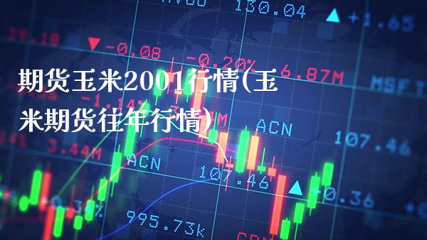 期货玉米2001行情(玉米期货往年行情)_https://www.boyangwujin.com_黄金期货_第1张