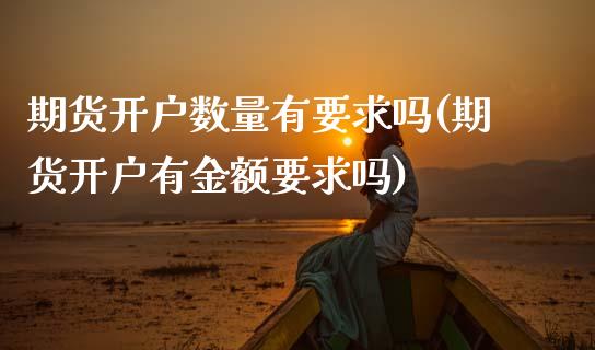 期货开户数量有要求吗(期货开户有金额要求吗)_https://www.boyangwujin.com_期货直播间_第1张