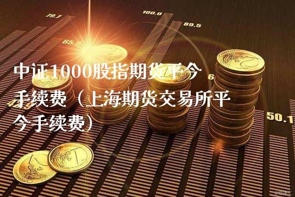 中证1000股指期货平今手续费（上海期货交易所平今手续费）_https://www.boyangwujin.com_期货直播间_第1张