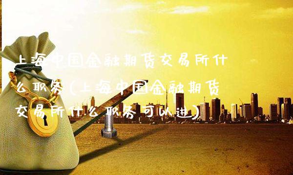 上海中国金融期货交易所什么职务(上海中国金融期货交易所什么职务可以进)_https://www.boyangwujin.com_期货直播间_第1张