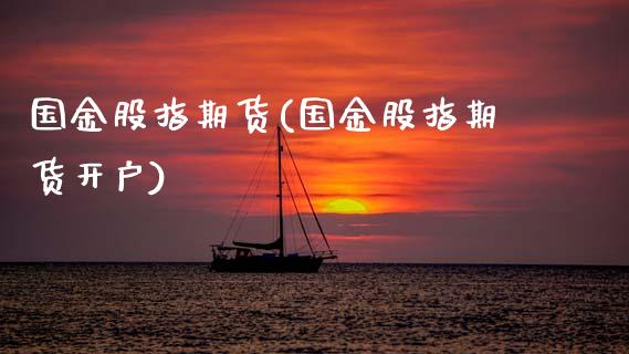 国金股指期货(国金股指期货开户)_https://www.boyangwujin.com_黄金期货_第1张