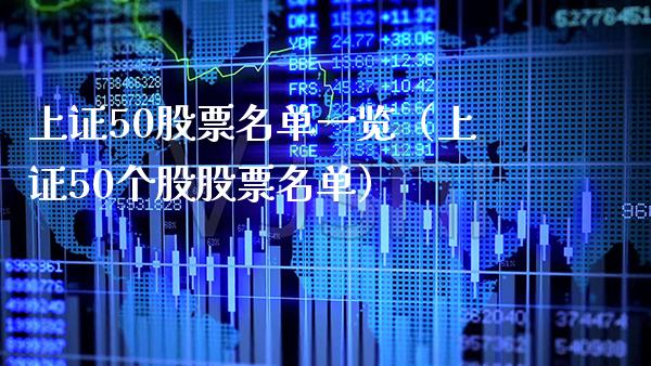 上证50股票名单一览（上证50个股股票名单）_https://www.boyangwujin.com_纳指期货_第1张