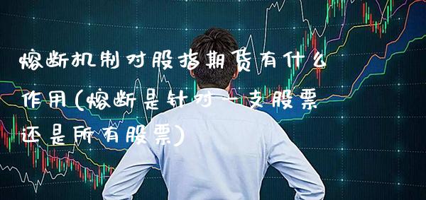 熔断机制对股指期货有什么作用(熔断是针对一支股票还是所有股票)