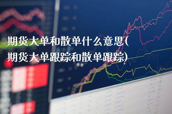 期货大单和散单什么意思(期货大单跟踪和散单跟踪)_https://www.boyangwujin.com_原油期货_第1张
