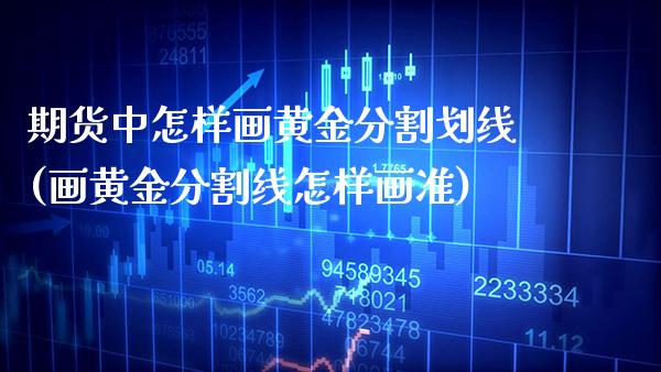 期货中怎样画黄金分割划线(画黄金分割线怎样画准)