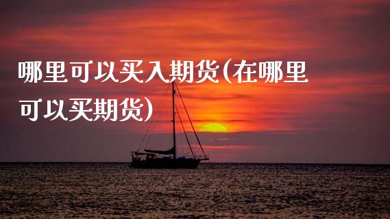 哪里可以买入期货(在哪里可以买期货)