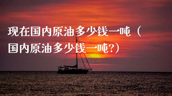 现在国内原油多少钱一吨（国内原油多少钱一吨?）_https://www.boyangwujin.com_期货直播间_第1张