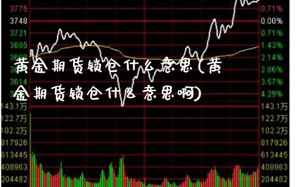 黄金期货锁仓什么意思(黄金期货锁仓什么意思啊)_https://www.boyangwujin.com_原油期货_第1张