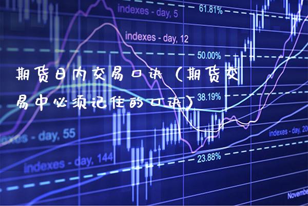 期货日内交易口诀（期货交易中必须记住的口诀）_https://www.boyangwujin.com_期货直播间_第1张