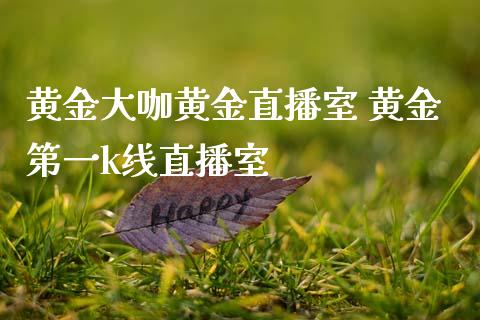 黄金大咖黄金直播室 黄金第一k线直播室_https://www.boyangwujin.com_期货直播间_第1张