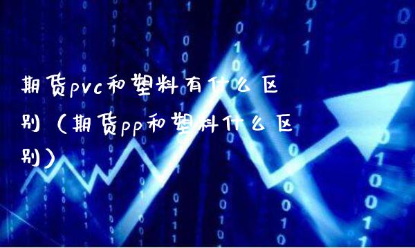 期货pvc和塑料有什么区别（期货pp和塑料什么区别）