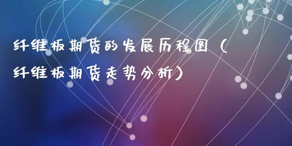 纤维板期货的发展历程图（纤维板期货走势分析）_https://www.boyangwujin.com_期货直播间_第1张